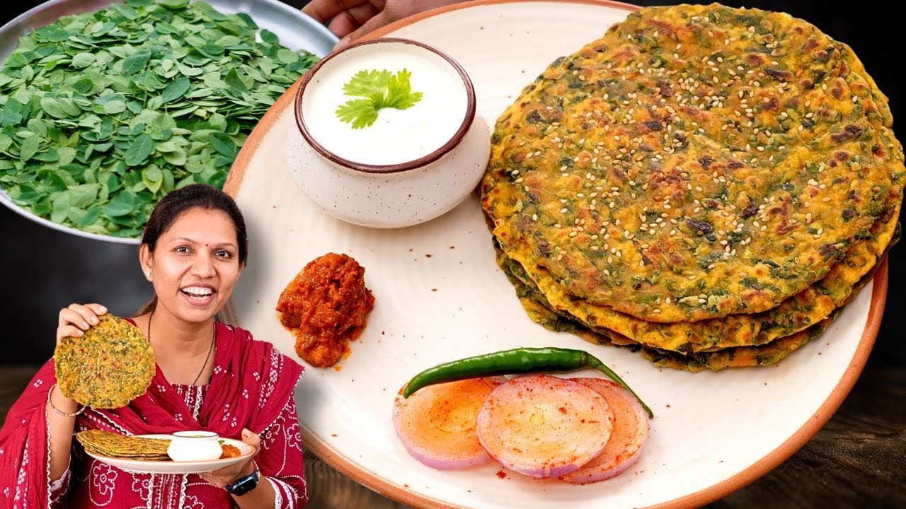 Healthy Moringa Paratha | लहसूनी मोरिंगा पराठा जिसे बच्चें भी प्यार से खाएंगे | Best Moringa paratha