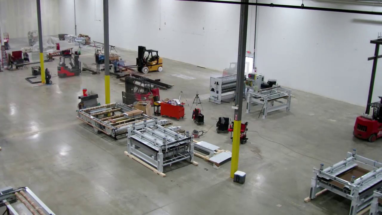 Corrugator Installation Time lapse