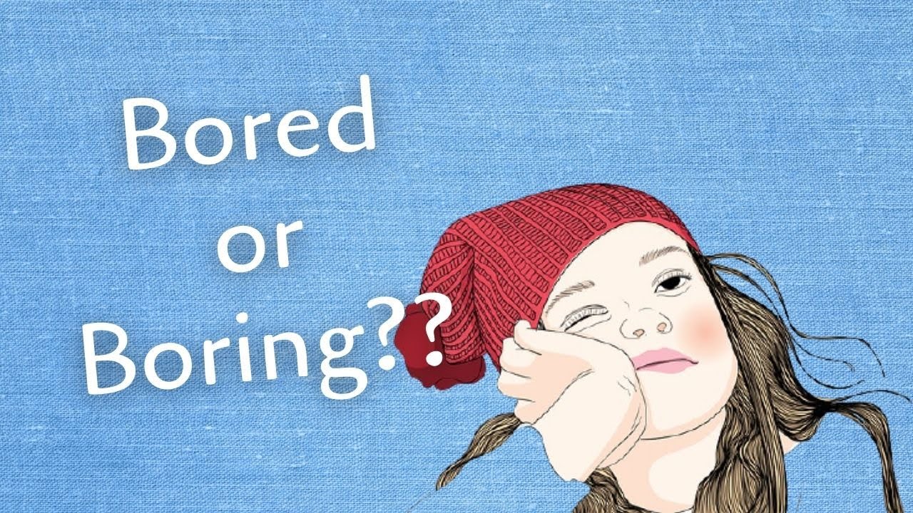 Adjectifs en ING et ED en anglais