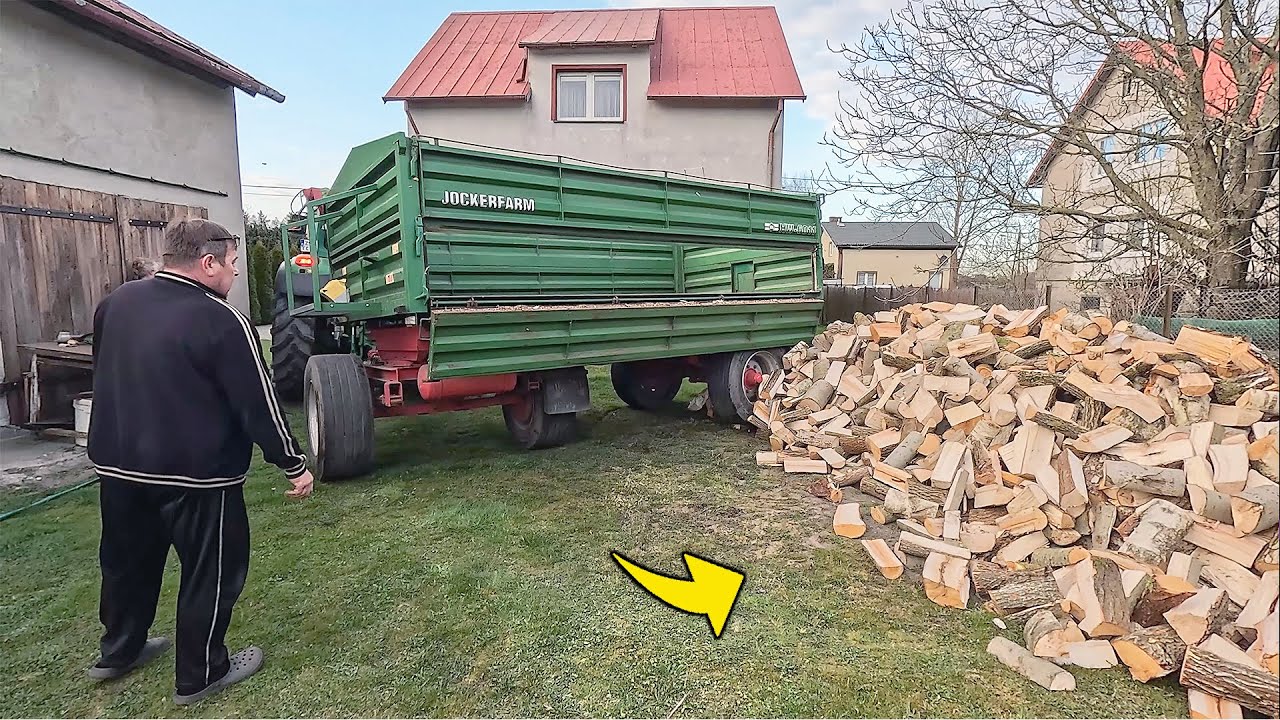 ALE TU JEST CIASNO.. TRANSPORT DREWNA DO WUJKA