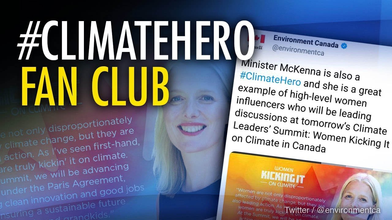 &ldquo;Non-Partisan&rdquo; public servants stroke McKenna&rsquo;s ego with &ldquo;#climatehero&rdquo; tweet