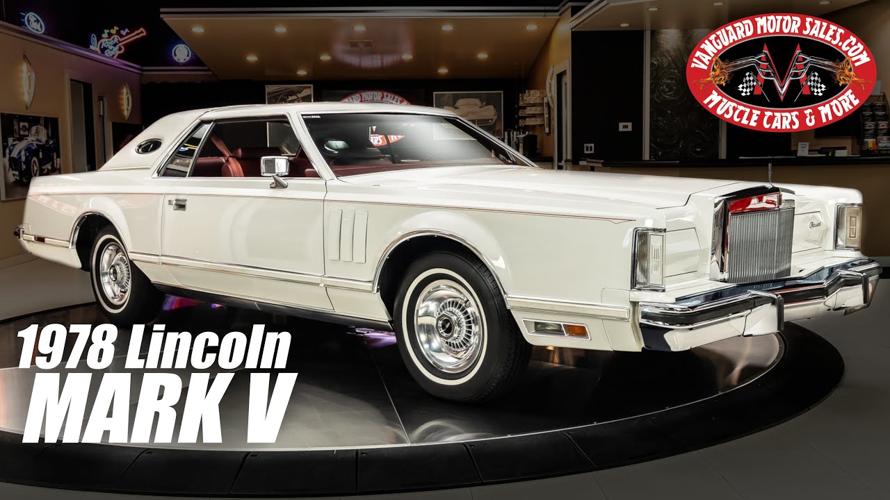 Lincoln Continental Mark V 1978 года выпуска продаётся в Vanguard Motor Sales #3528