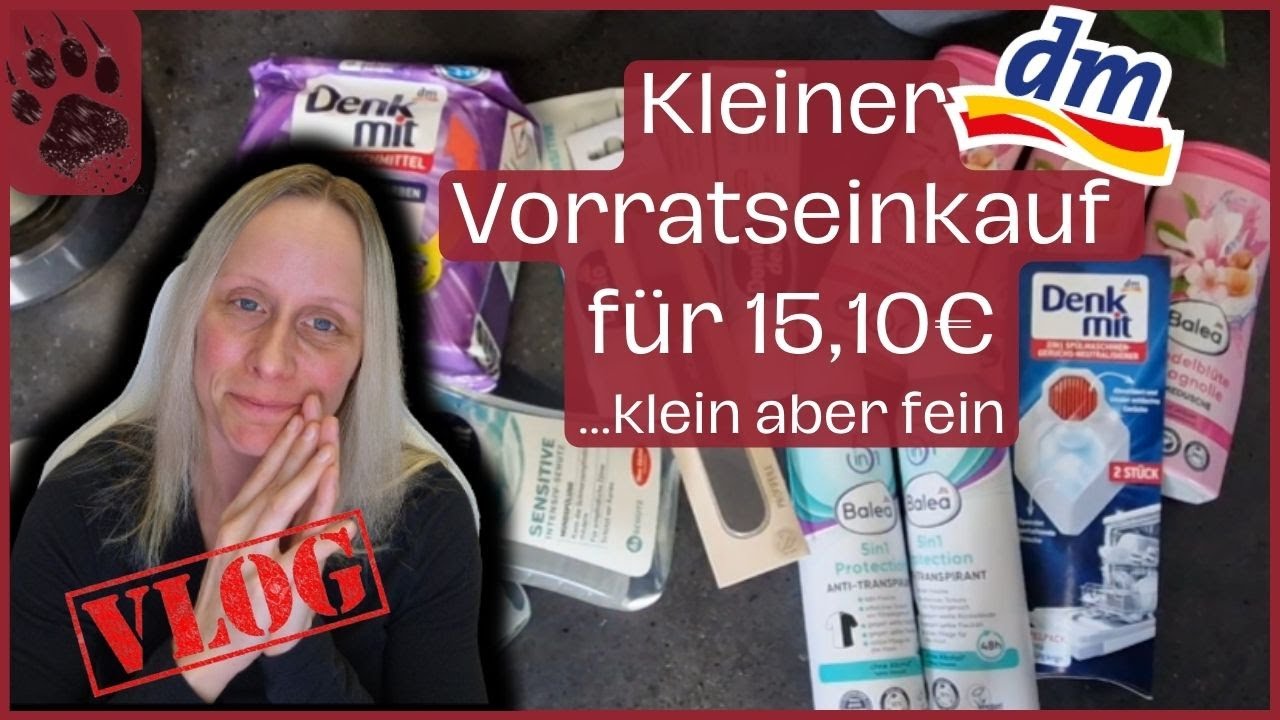 SPAREN günstiger dm Drogerie Vorratseinkauf 15,10€ 🥳 VORRAT #haul #budgetplanung #vlog #minimalist
