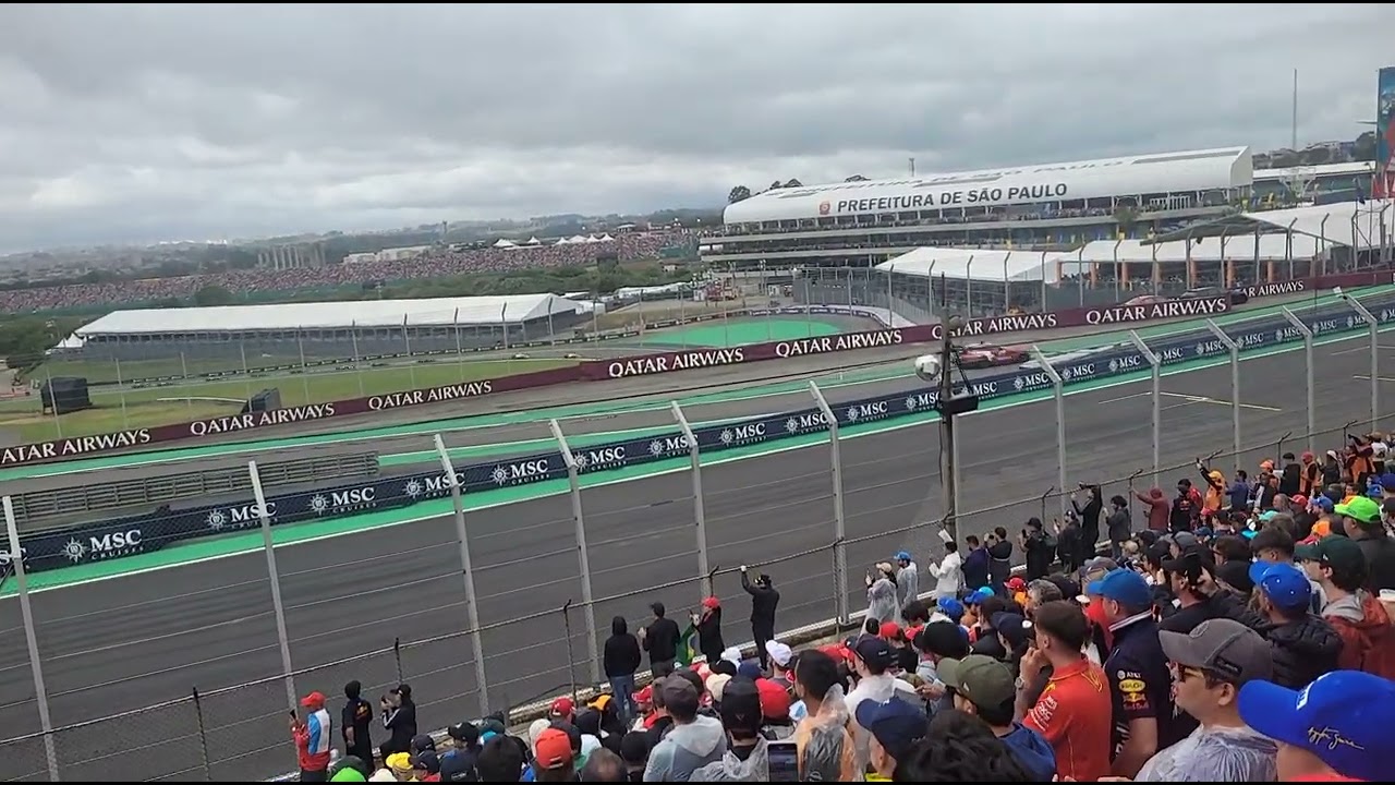 Largada + 1° Volta Interlagos F1 2025