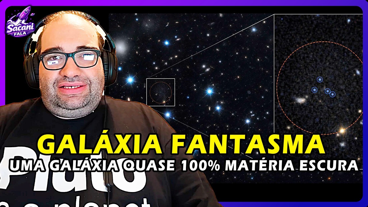 Hubble encontra Galáxia Fantasma: quase 100% matéria escura