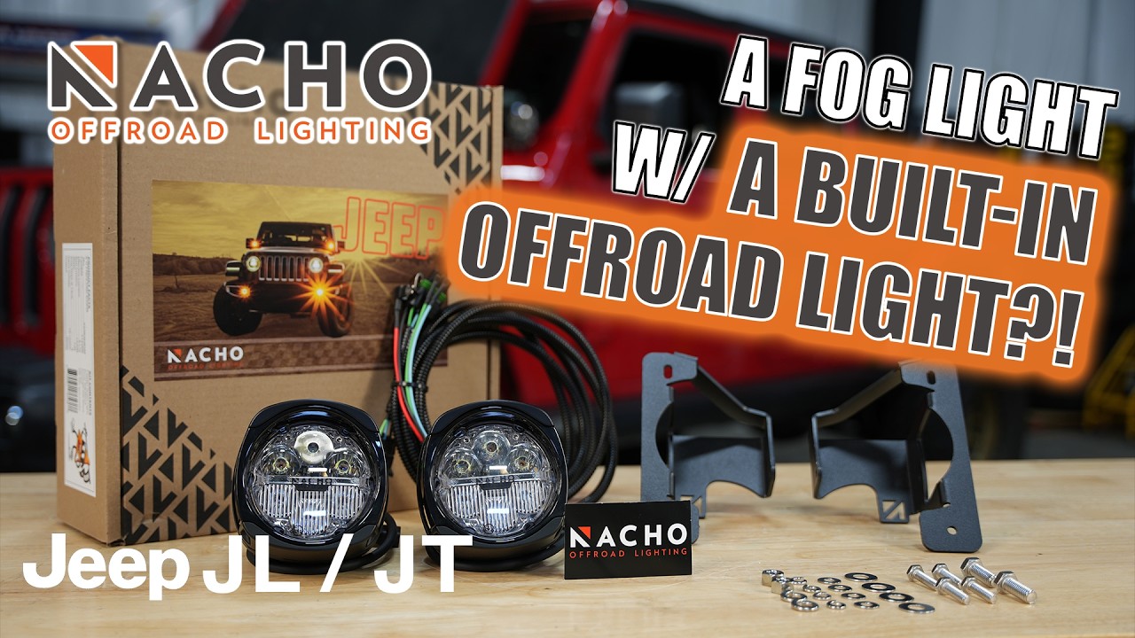 Nacho Quatro SAE Fog Kit With A BUILT-IN OFFROAD LIGHT! | Jeep JL/JT