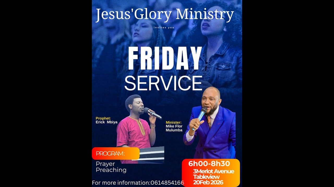 Jesus's Glory Ministries Cape Town Live Stream