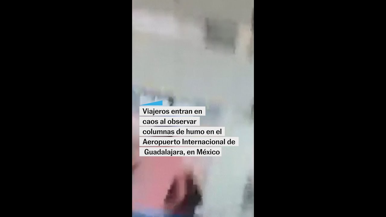 Caos en el aeropuerto de Guadalajara, en M&eacute;xico, tras la muerte de  &lsquo;El Mencho&rsquo; #shorts
