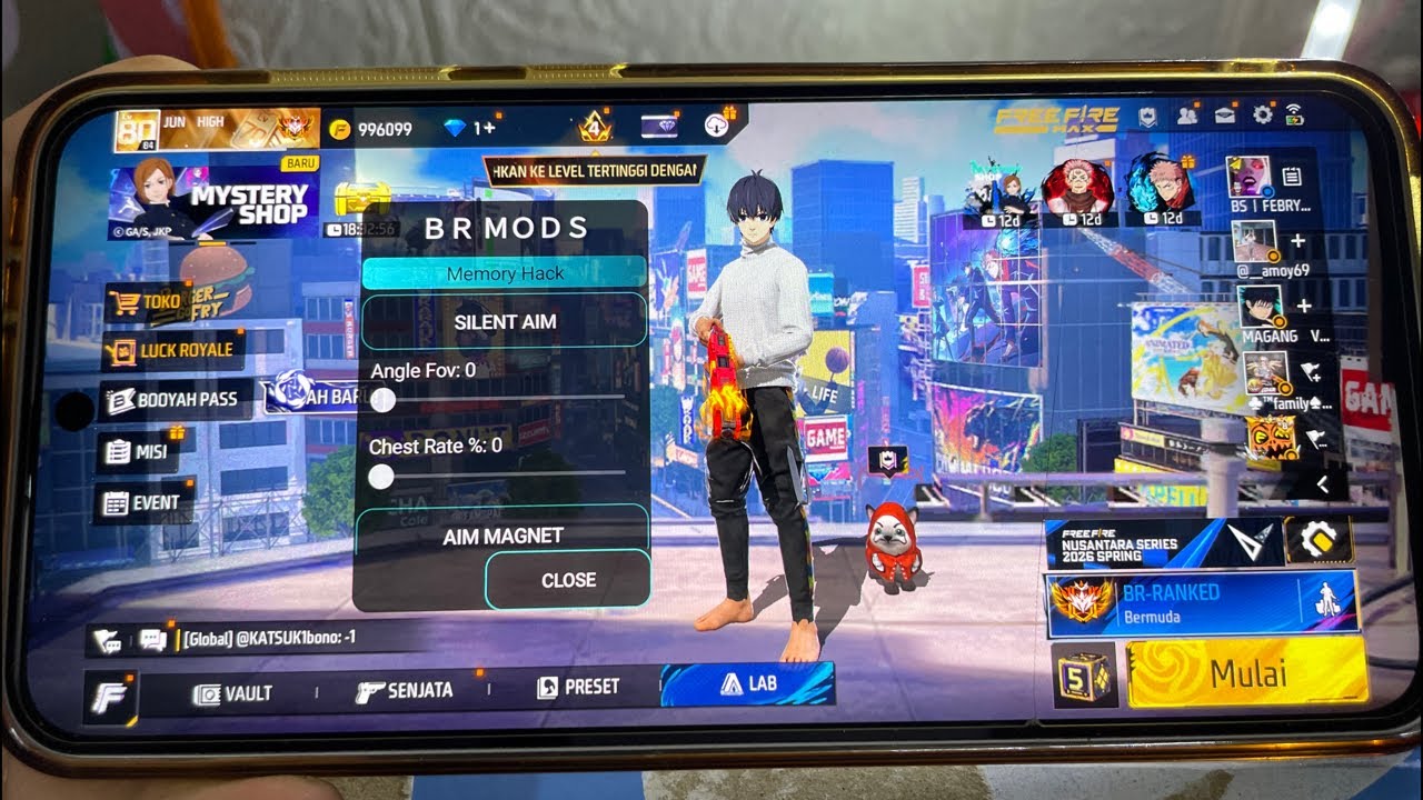 NEW CHEAT FF TERBARU 2026 VIP MOD MENU|| NO BAN, NO BLACKLIST AMAN AKUN UTAMA - NON ROOT ALL SERVER