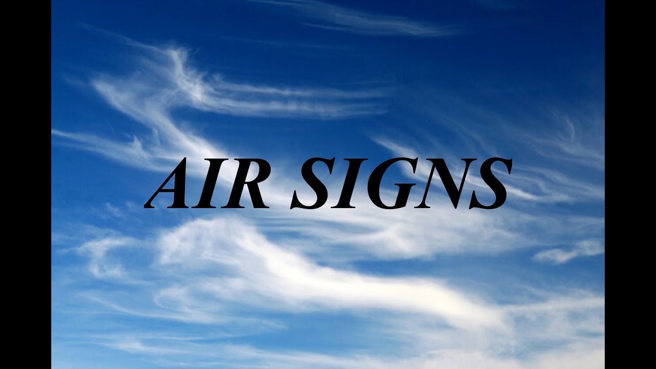 Air Signs 🔮 Someone Is Planning an Escape