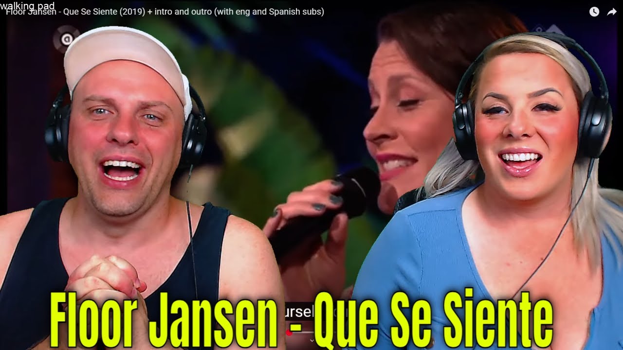 Reaction To Floor Jansen - Que Se Siente (2019) + intro and outro (with eng and Spanish subs)