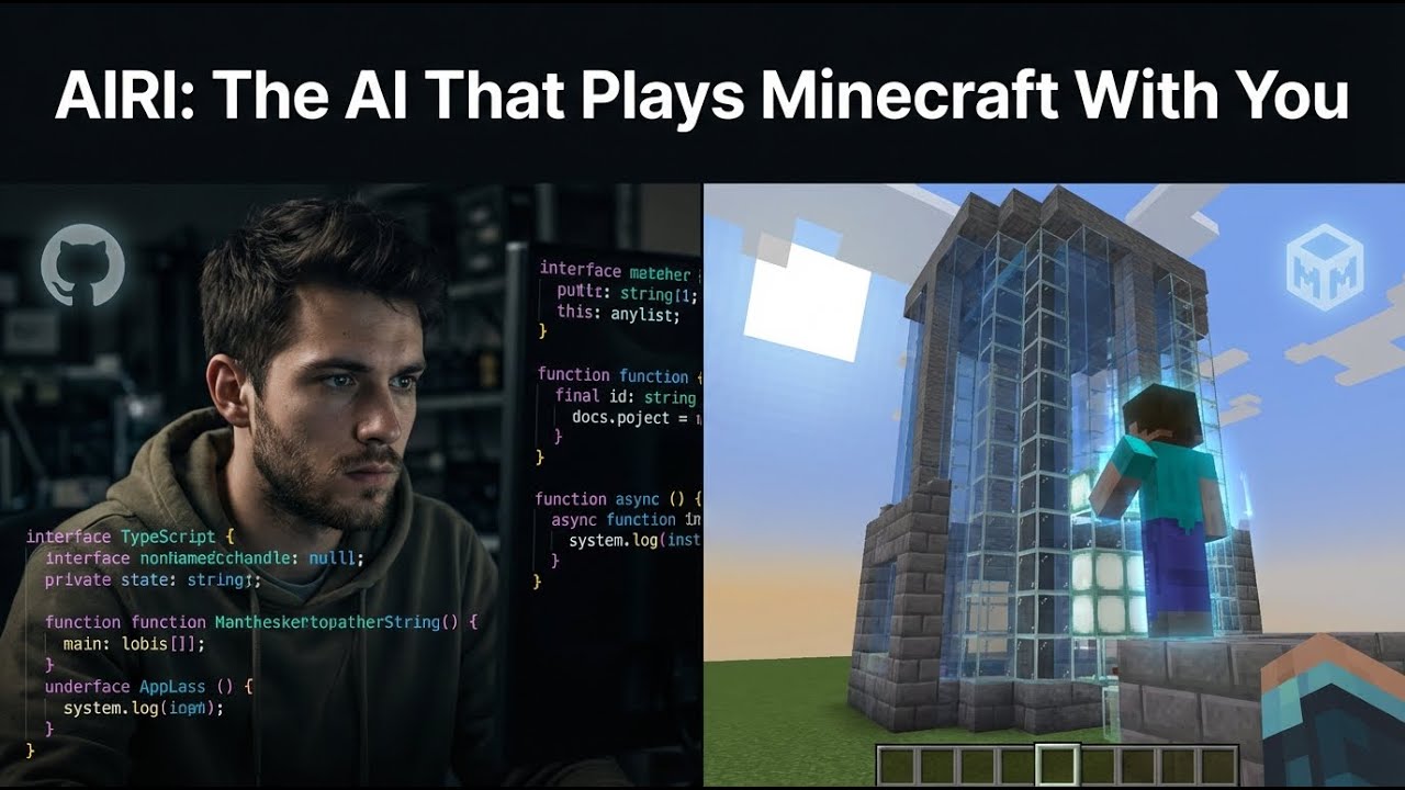 Let AI Play Minecraft with You! airi Hands-on Tutorial — Deploy a Game-playing AI Companion in 3...