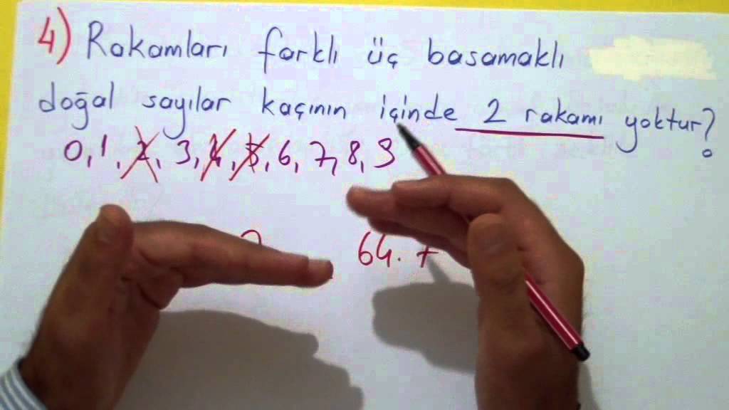 PERMÜTASYON SORU ÇÖZÜMÜ - Şenol Hoca