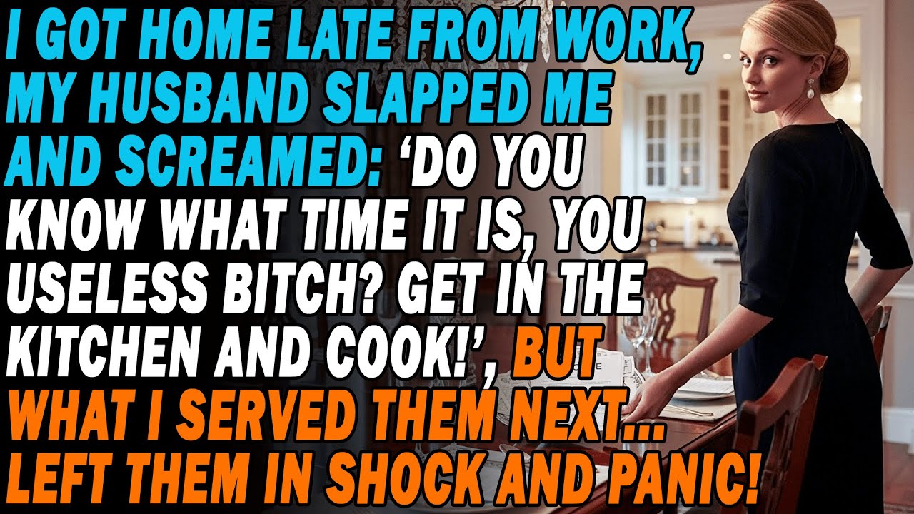 I Got Home Late⏰My Husband Slapped Me😡Do You See The Time, Idiot? Get Cooking Now!🍽️What I Did Next😏