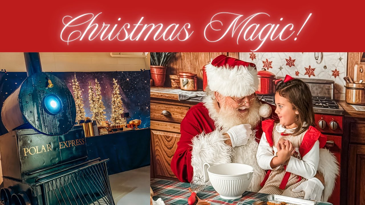Рождественское волшебство! 🎅🏼 Фотографии Санты + украшение ИДЕАЛЬНОГО бара горячего шоколада ☕️✨