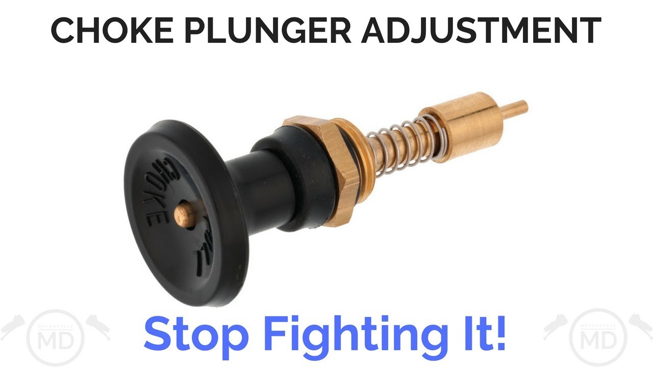 Motorcycle Choke Plunger Won't Stay ON!