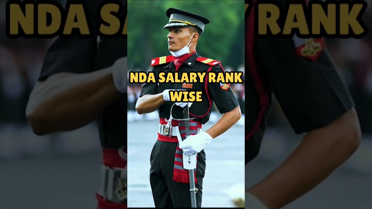 NDA SALARY RANK WISE#nda#salary