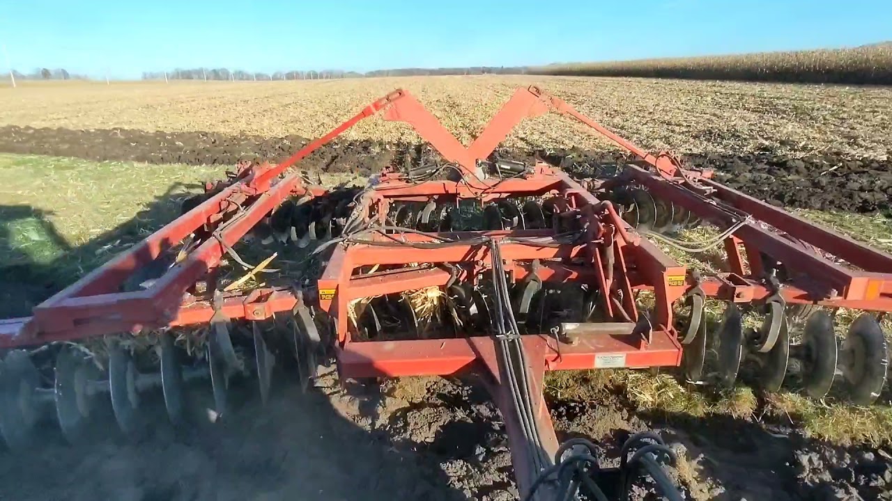 Disking Corn Stalks 2021 And Doing Some Ditching