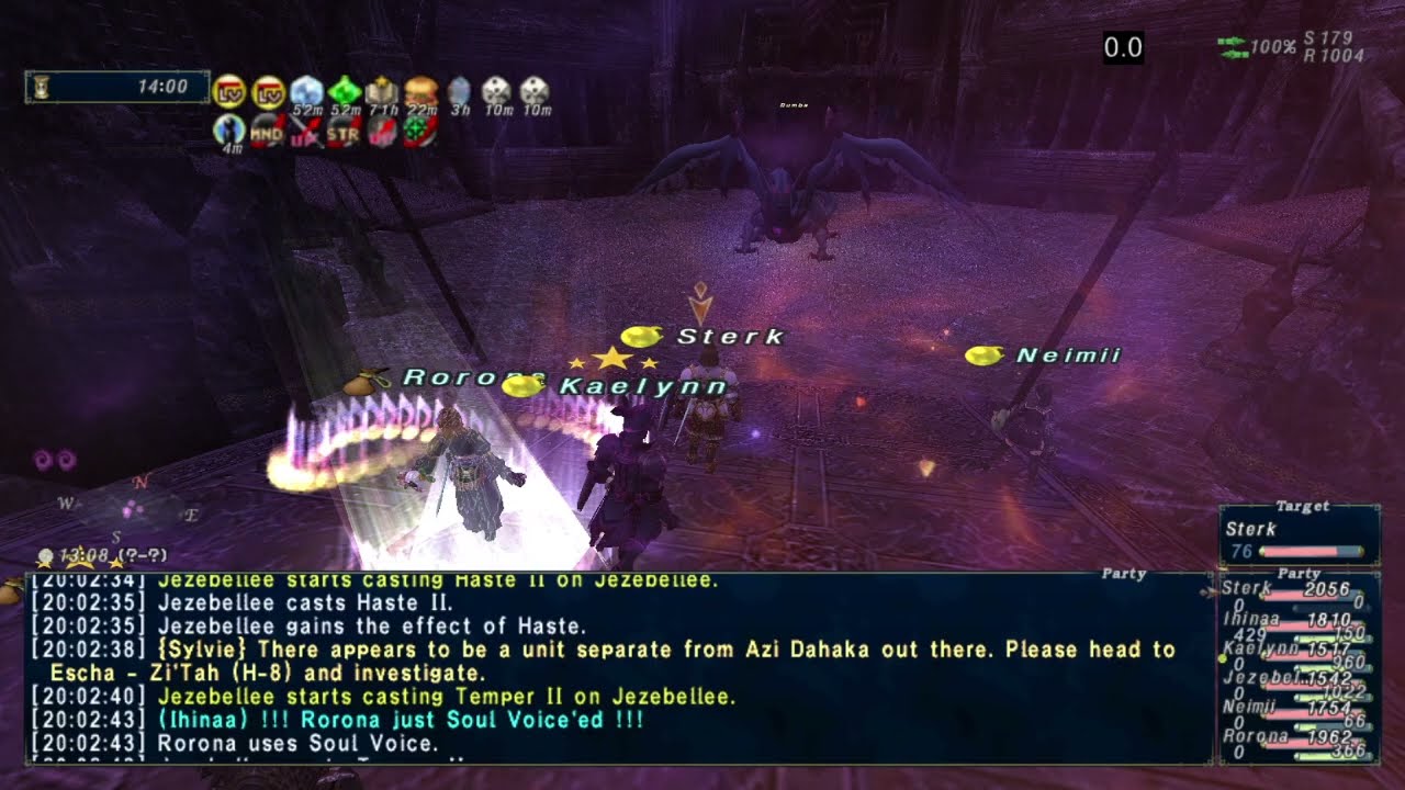 [FFXI] An average Bumba V15 fight.