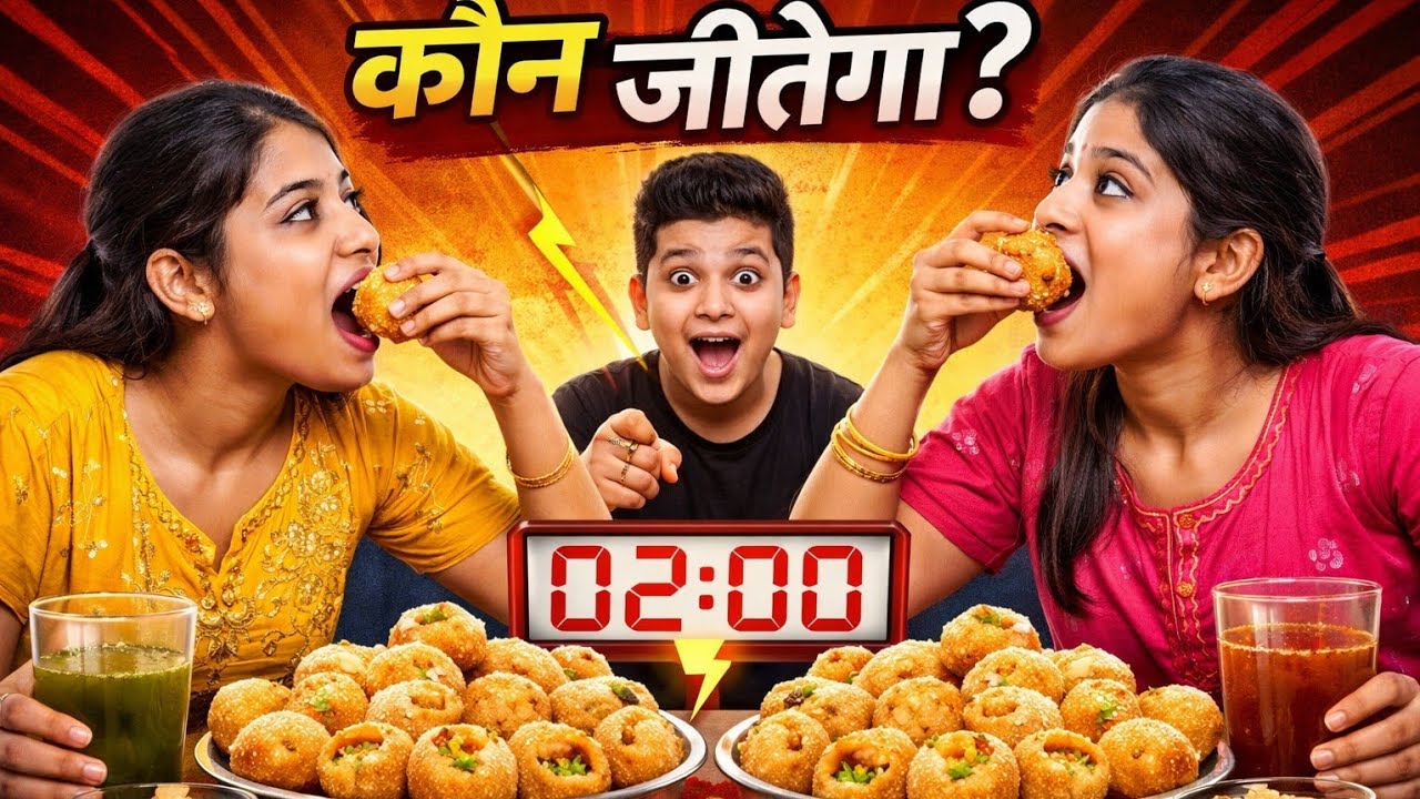 😊 40 Pani-Puri Challenge - spicy street food| #viral #golgappachallenge #streetfoodchallenge 