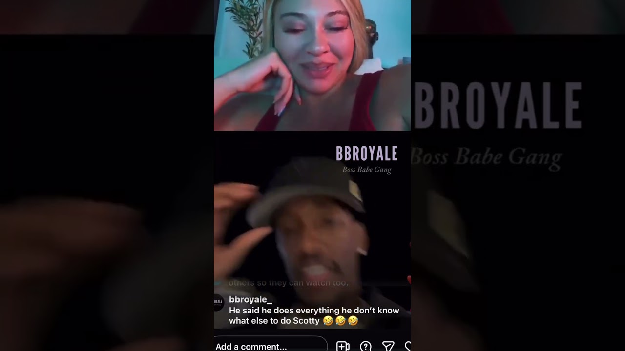 Lemmy responding by going live expressing details of Scotty and her third trimester. 