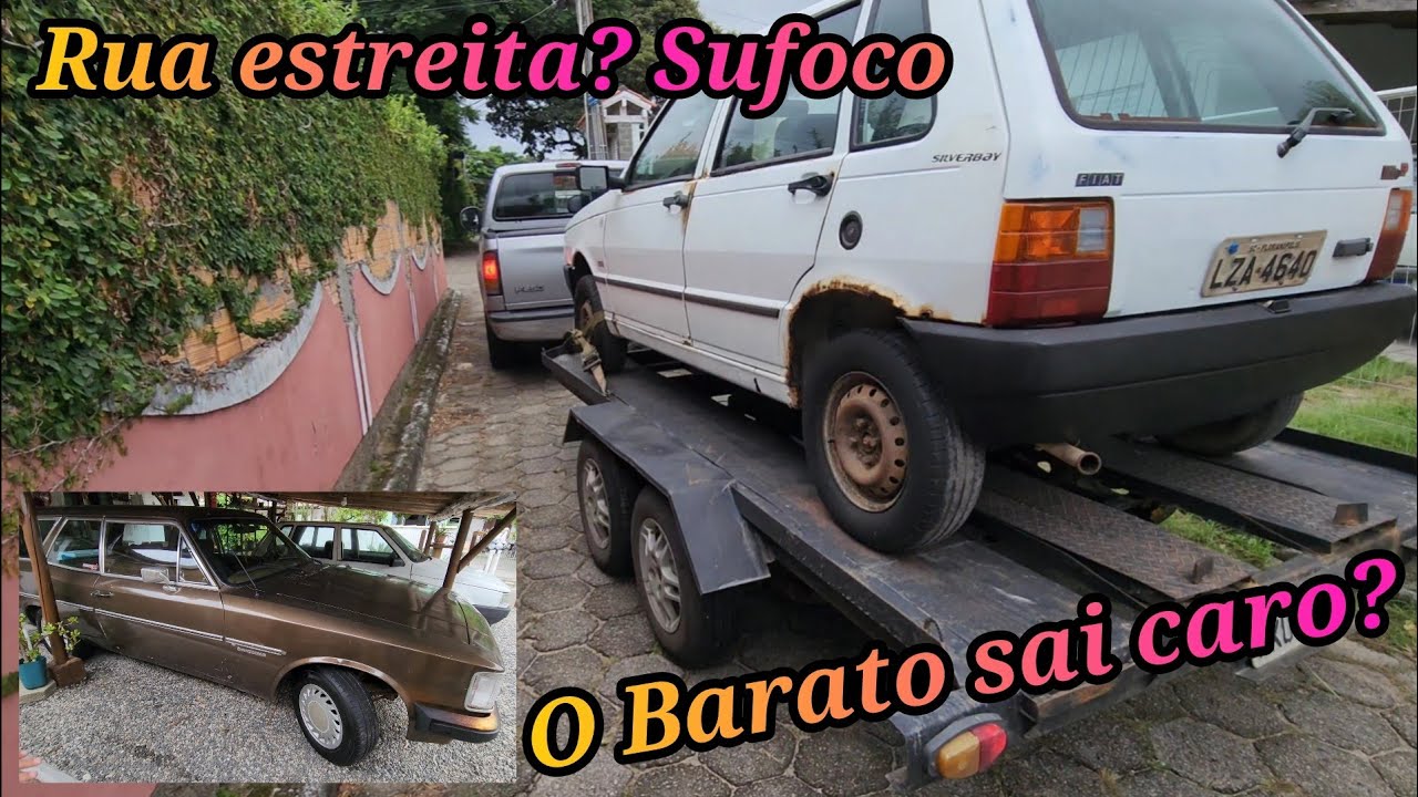 Comprei um Fiat Uno por 1.500 reais de um inscrito em Florianópolis SC, e fomos buscar