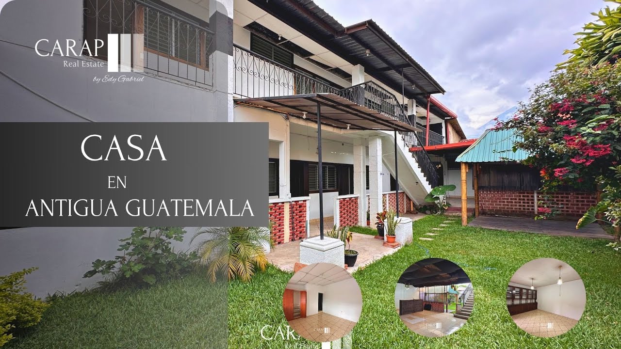 🏡✨Casa amplia en el casco de La Antigua Guatemala con varios ambientes.