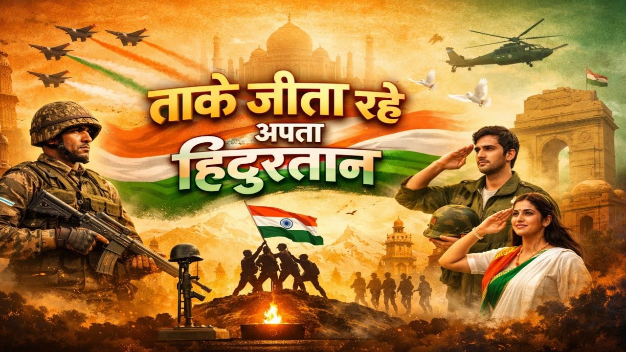 “ताके जीता रहे अपना हिंदुस्तान 🇮🇳 | देशभक्ति गीत | Patriotic Song”