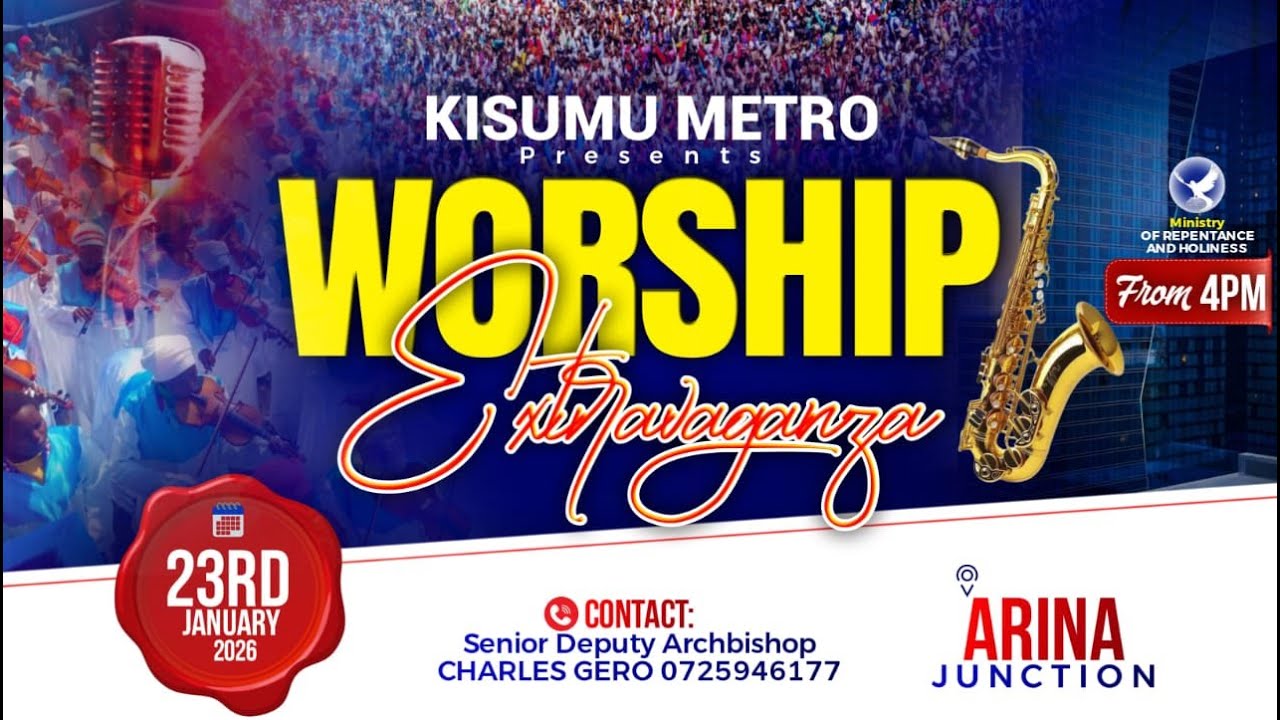 KISUMU METRO WORSHIP EXPERIENCE AT ARINA 23RD Jan 2026