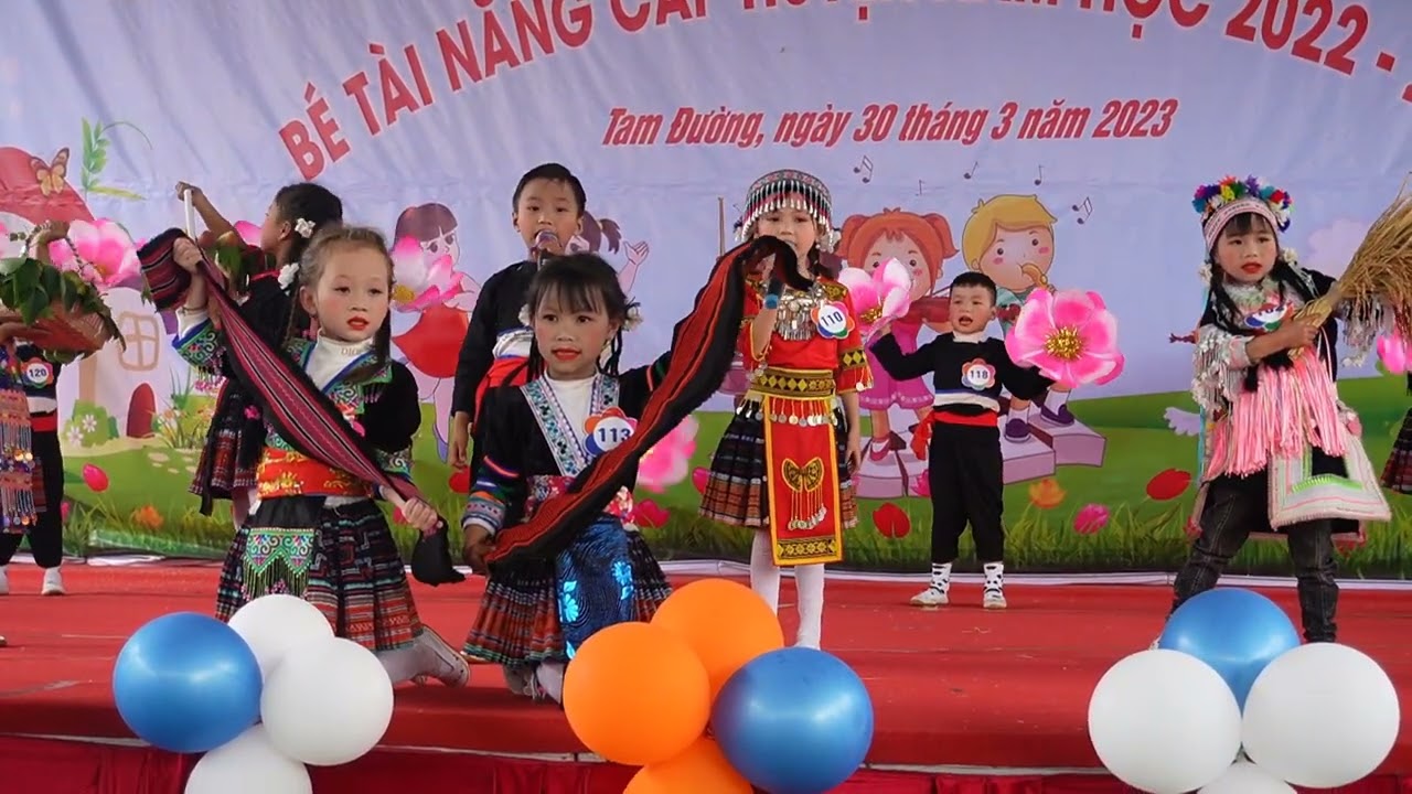 Màn Chào Hỏi Các Bé Trường Mầm Non Giang Ma | Giao Lưu Bé Tài Năng 2023
