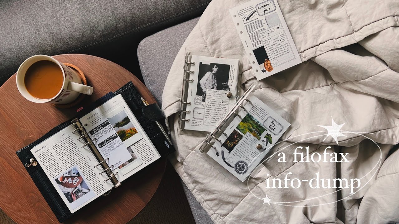 a filofax infodump | ep. 5 ✸ small updates, making special interest binders