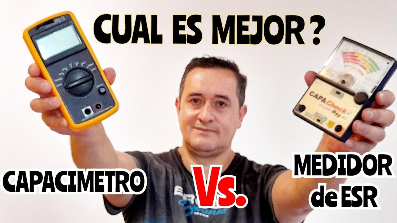 capacimetro digital o medidor de ESR (Capa Chek), calibracion , comparación