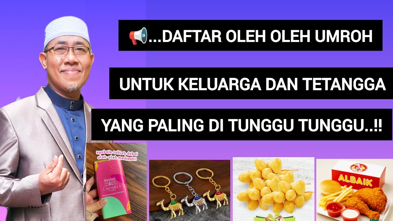 DAFTAR OLEH OLEH UMROH DAN HAJI