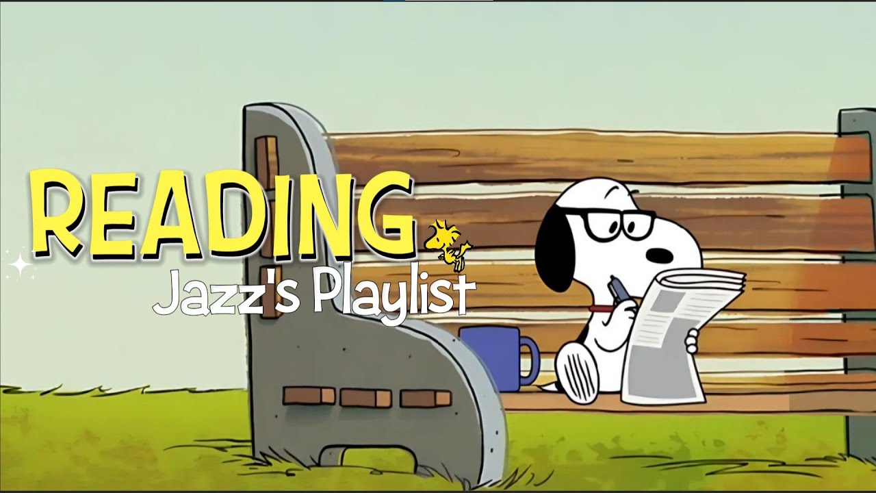 [𝐩𝐥𝐚𝐲𝐥𝐢𝐬𝐭]  Snoopy’s Study Time 🎧☕ Cozy Jazz to keep You focused and Stress-free!
