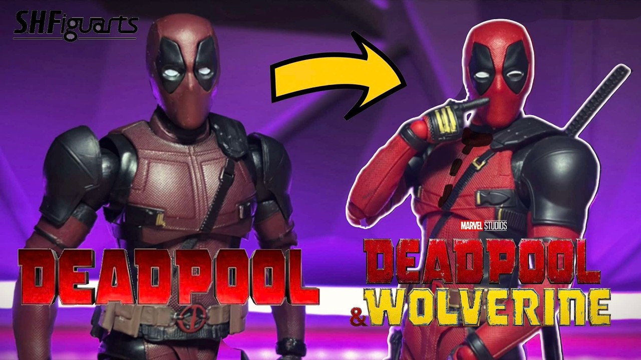 Making a Custom DEADPOOL 3 Figure Using a BOOTLEG | Bootleg vs SHF Deadpool Review & Comparison