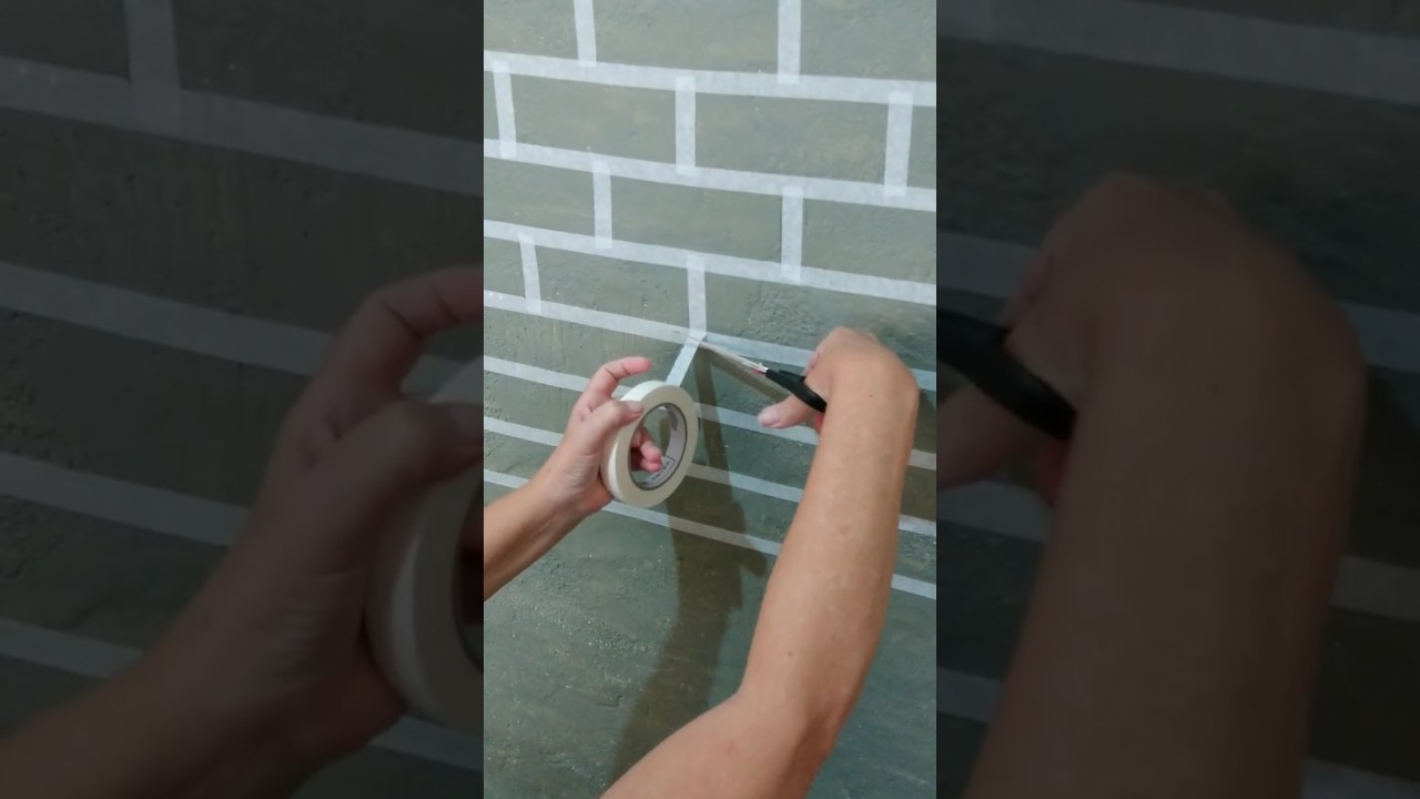 Pintura de Parede com Efeito Tijolinho