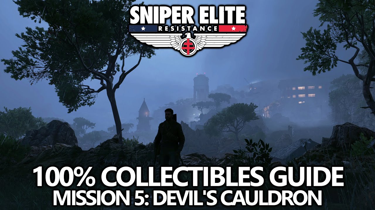 Sniper Elite Resistance - 100% Collectibles Guide - Mission 5: Devil's Cauldron