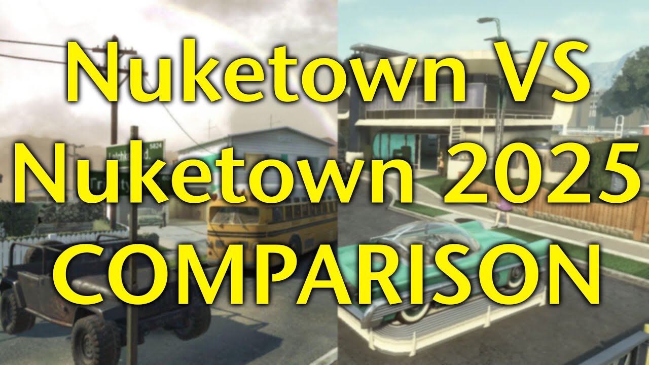 Nuketown vs Nuketown 2025 COMPARISON/Walkthrough