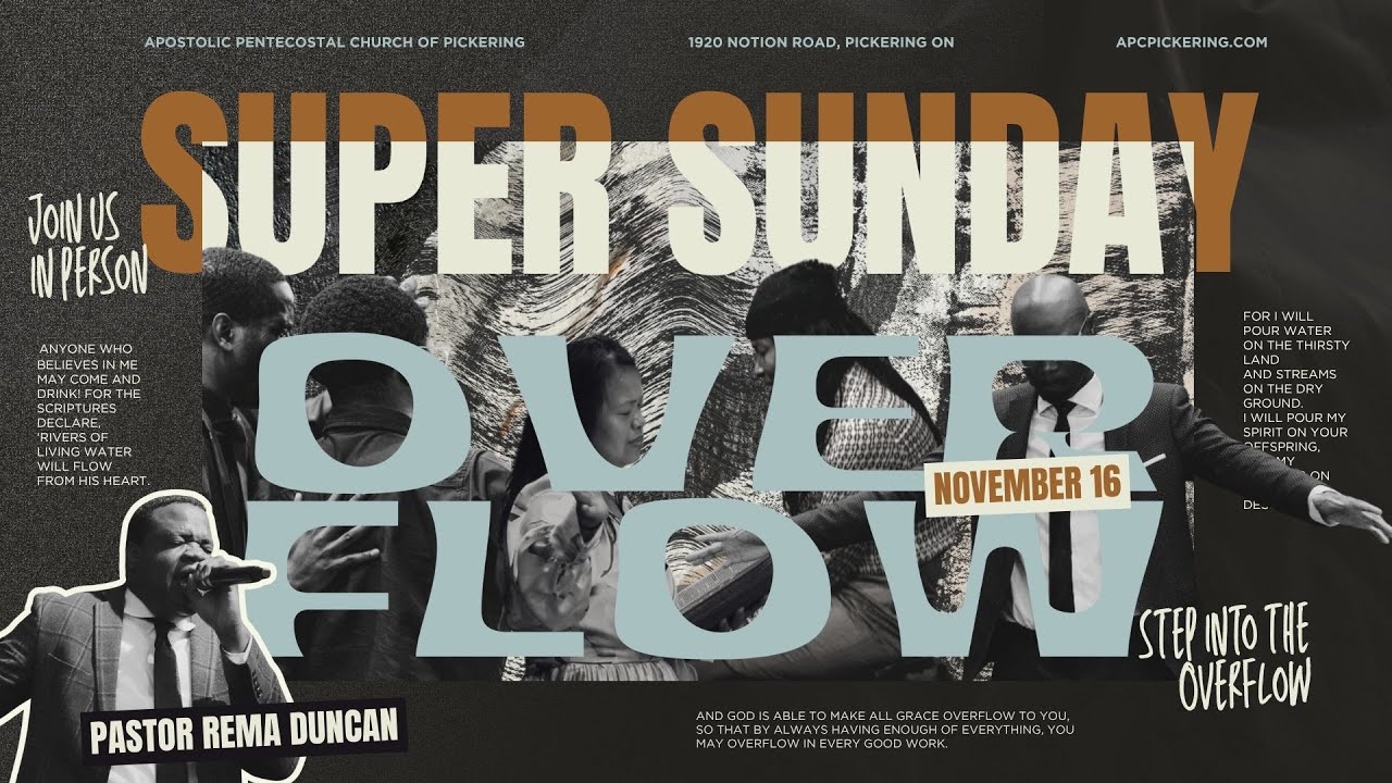 Overflow // Super Sunday @ APC | Sun. November 16th
