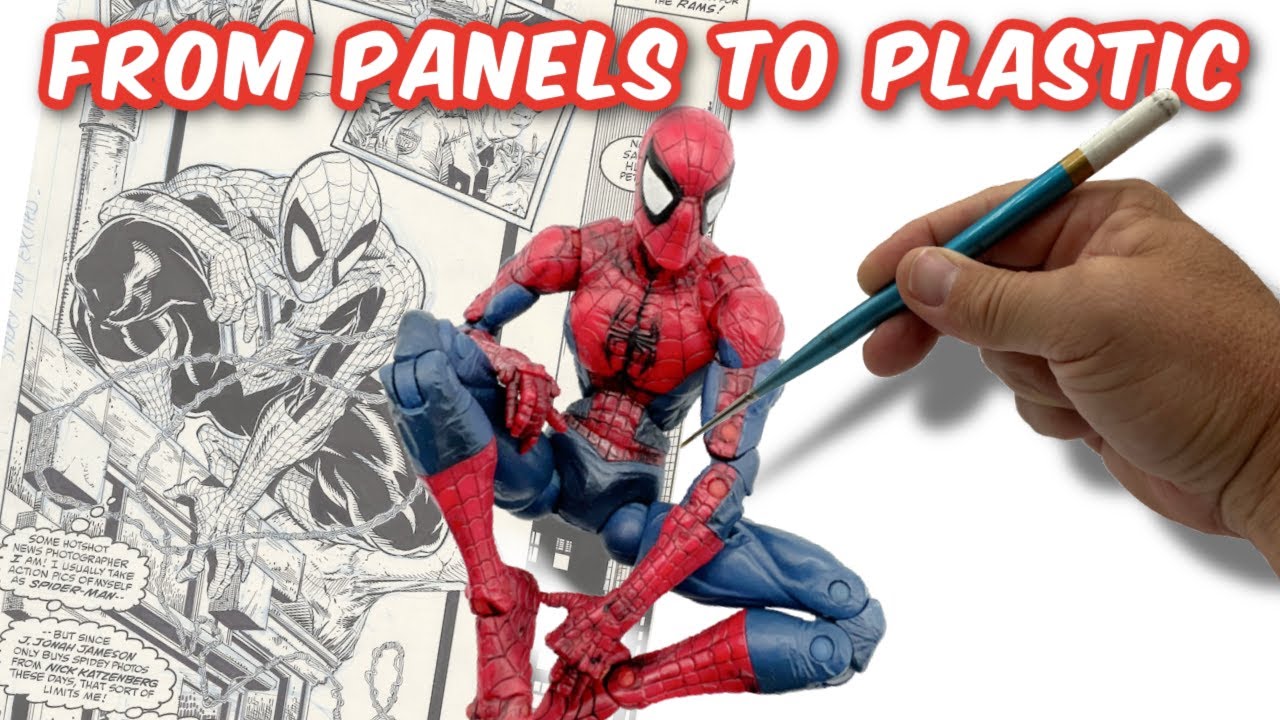 Spider-Man figures based on Comic Art!  From Panels to Plastic!