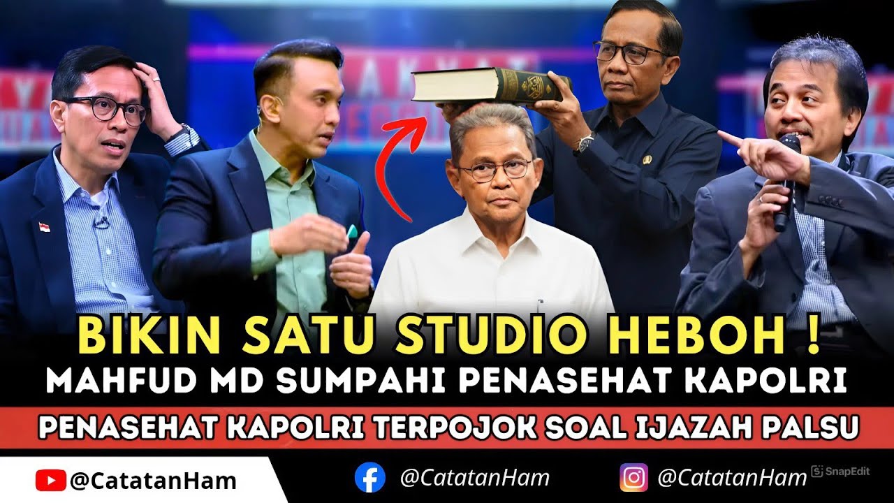 GEMPAR! MAHFUD MD SUMPAHI PENASEHAT KAPOLRI? 'JANGAN JUAL NEGARA DEMI IJAZAH JOKOWI!'