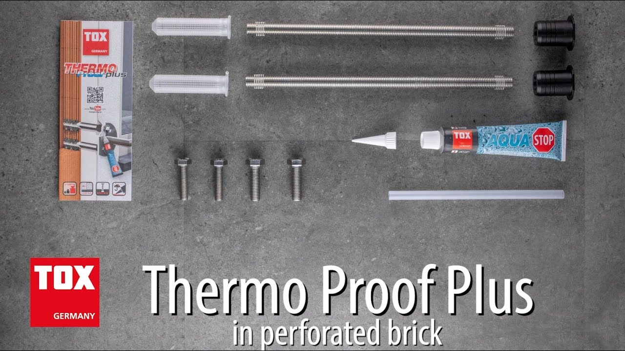 TOX Thermo Proof Plus – Heavy-duty installation system (in perforated brick)