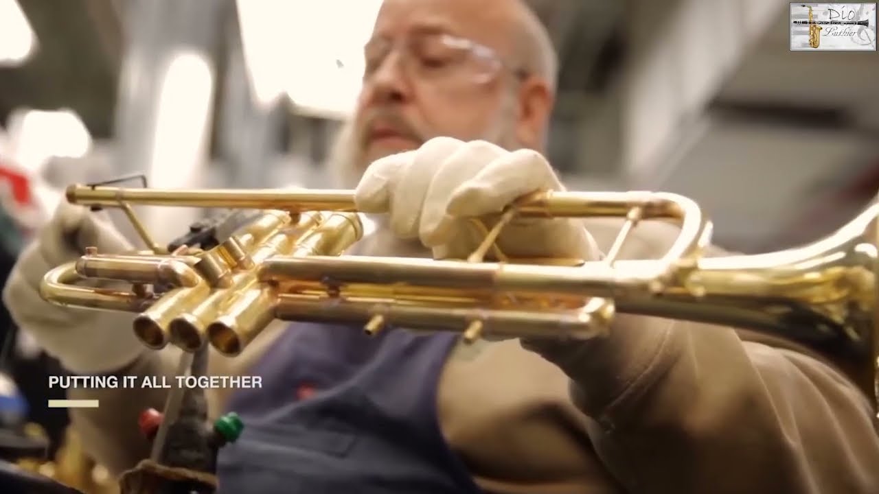 Construção de um trompete - Vincent Bach trumpet construction