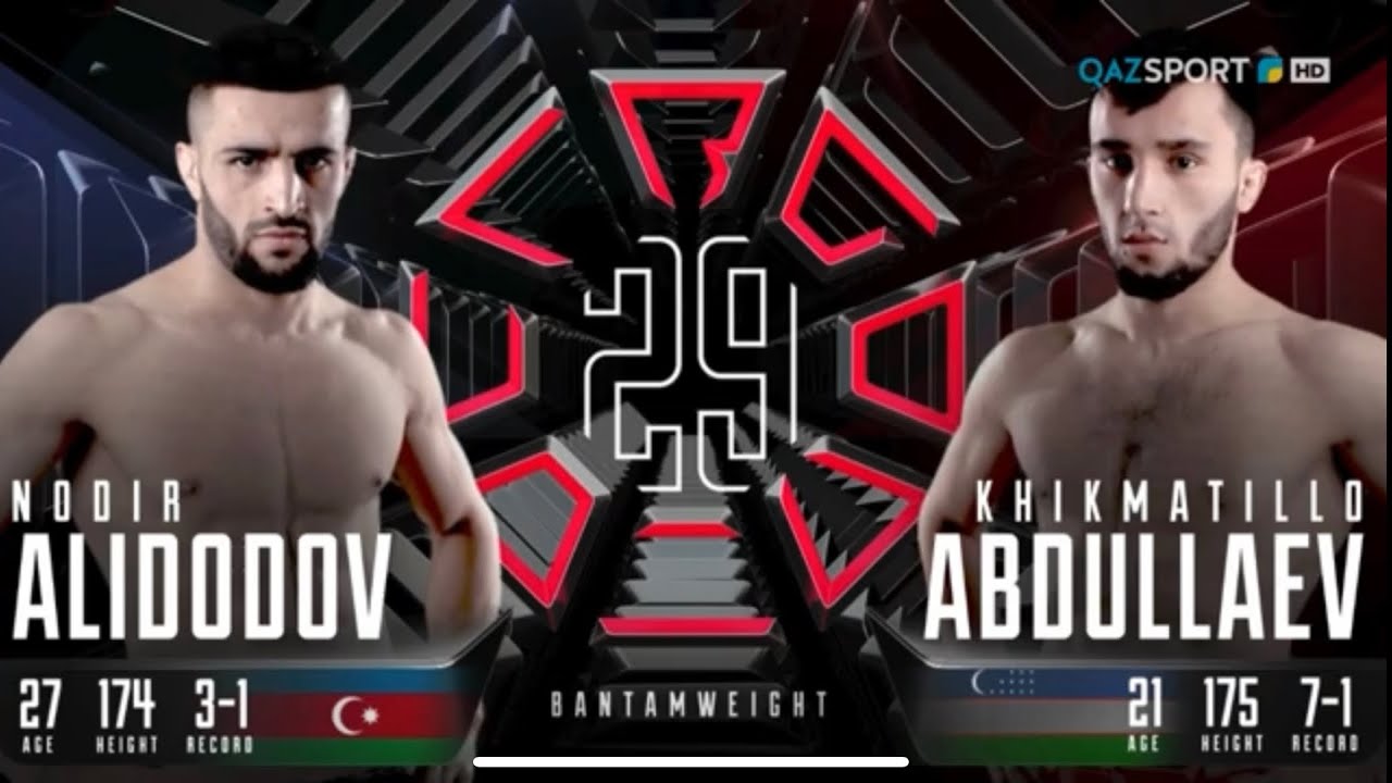 MMA. «OCTAGON-29». Нодир Алидодов (Таджикистан) - Хикматилло Абдуллаев (Узбекистан)
