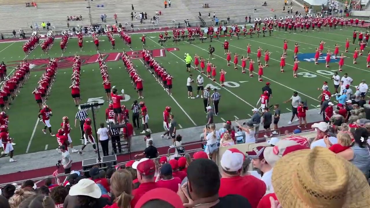 JSU Gamecocks enter the field GAME 1