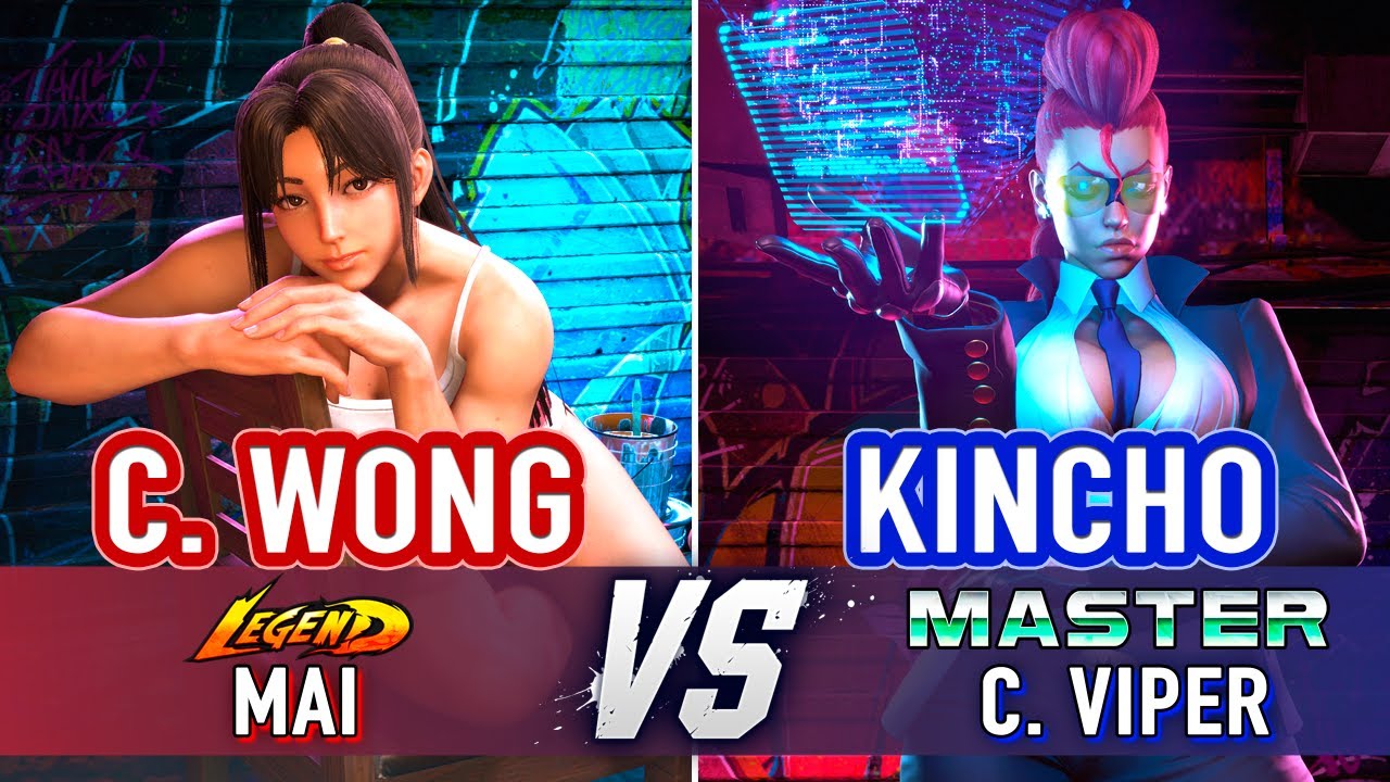 SF6 🤜 Chris Wong (Mai) vs Kincho (C. Viper) 🤛 Street Fighter 6 High Level Gameplay