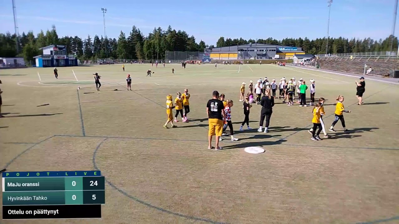 E-tyt&ouml;t, pelisarja / MaJu oranssi vs. Hyvink&auml;&auml;n Tahko 17.7-2024