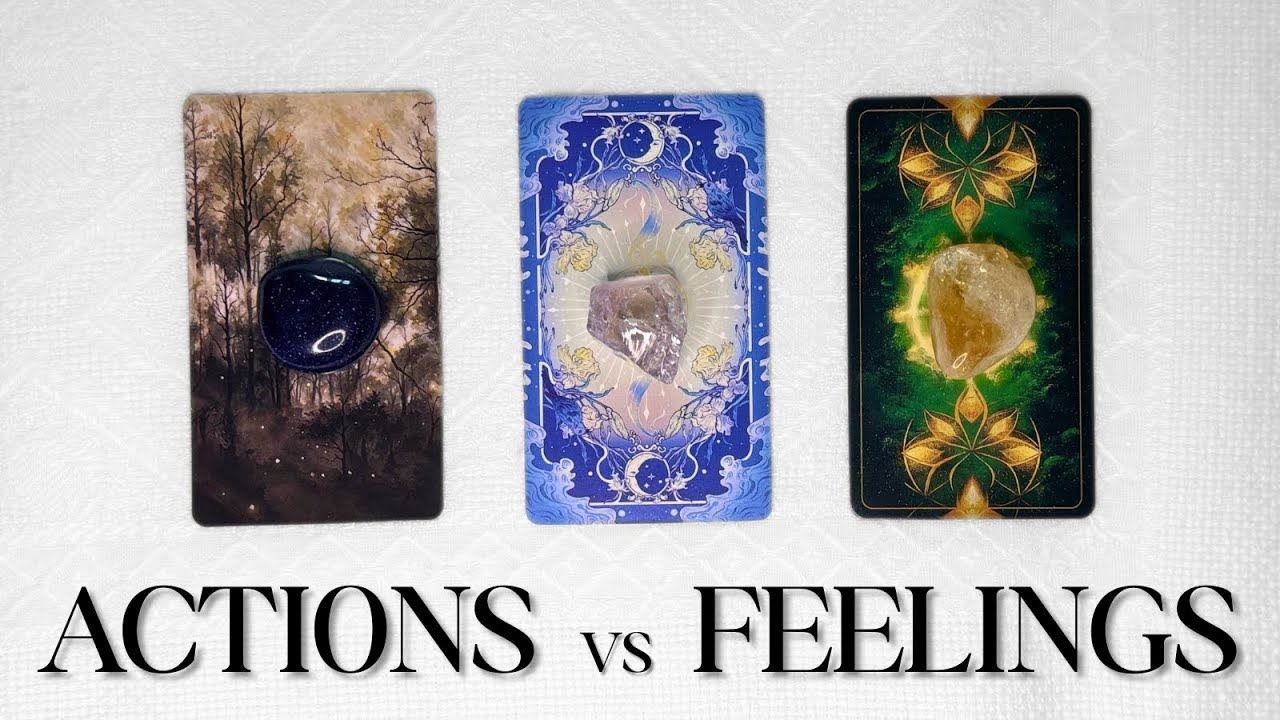 💗Their Actions vs Their Feelings ⚖️ Mixed Signals Tarot Pick-a-Card