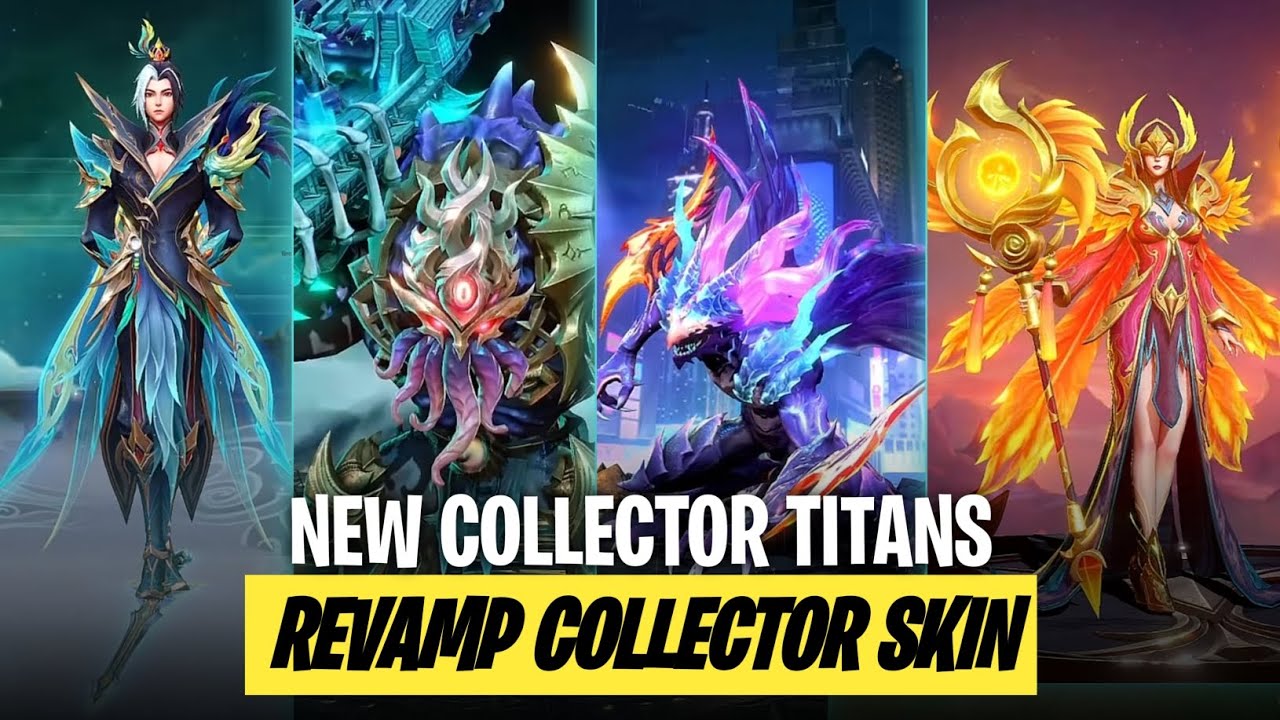 NEW COLLECTOR TITANS SERIES || REVAMP COLLECTOR LING & PHARSA UPDATE - MOBILE LEGENDS