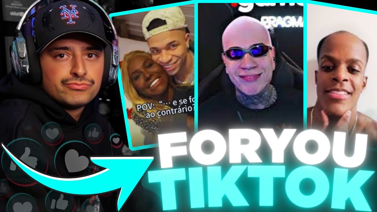 LOUD CORINGA REAGINDO A SUA FORYOU DO TIKTOK